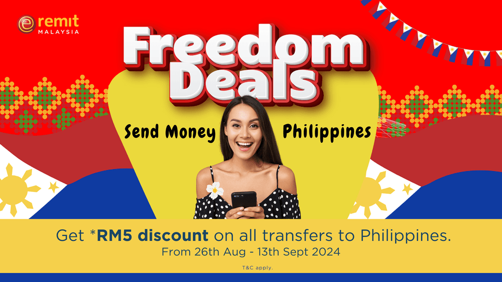 eRemit Freedom Deals To Philippines [Promo Ended]